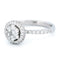 Bague 55 Bague en or blanc 18k avec diamants taille brillant 58 Facettes 1FA636AA2C1442BBB1CDC1E69D596E14