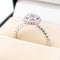 Bague 55 Bague en or blanc 18k avec diamants taille brillant 58 Facettes 1FA636AA2C1442BBB1CDC1E69D596E14