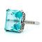 Bague 57 Bague cocktail en or 14k, aigue-marine et diamants taille simple 58 Facettes 56804C8A2C0140B9916E2BB93D126989