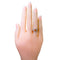 Bague 55 Bague entourage en platine, saphir jaune et diamants, inspiration Art déco 58 Facettes E275637443C84714A0A22DDAAB421B60