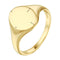 Bague 55 Chevalière ovale en or jaune 14k 58 Facettes CC15DF9AE3C646F4A1D2005237D9DDCE