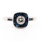 Bague 54 Sun Burst - Bague en platine, diamant taille brillant et saphirs 58 Facettes 801E8C13D99B40A7B7FEA2586DB6D113