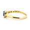 Bague 54 Bague en or jaune et blanc 14k avec saphir et diamants 58 Facettes CA34E527832B473BBF0A2AB641D861F2