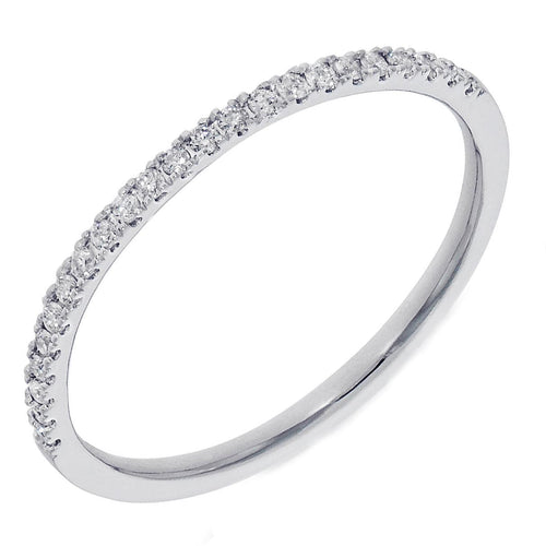 Bague 54 Bague demi-éternité en or blanc 14k avec diamant 58 Facettes 5FBDF26850A5455BB41FF1C8DA64C3D8