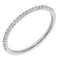 Bague 54 Bague demi-éternité en or blanc 14k avec diamant 58 Facettes 5FBDF26850A5455BB41FF1C8DA64C3D8