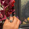 Bague 56 Bague en or jaune 14k et argent 835, diamants taille rose 58 Facettes 9A41C44050AA4AD7B62C579020919E0D