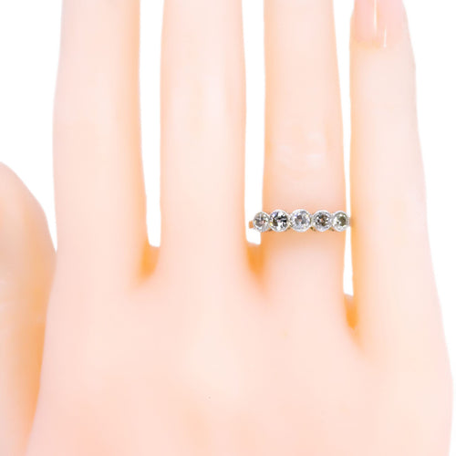 Bague 51 Bague à ligne de diamants taille ancienne en platine, Art déco 58 Facettes EB97F97F2DD34FEAA169E9DFF9E7A405