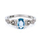 Bague 55 Bague en or blanc 14k avec saphir et diamants rose fancy clair 58 Facettes F08563CF695A4289BC09CAD6524826AC