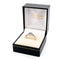 Bague 55 Bague en or blanc 14k avec saphir et diamants rose fancy clair 58 Facettes F08563CF695A4289BC09CAD6524826AC