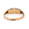 Bague 56 Bague trilogie en or jaune 14k et argent, diamants taille rose 58 Facettes 7F0D095BB9C4412DB0BF9781070A1B8A