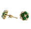 Boucles d'oreilles Boucles d’oreilles - Motif quadrilobé, or 14k, jade et perles 58 Facettes C47F4EC7D3DE4BBEB02B6BB39B364BA3
