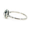 Bague 55 Bague halo en platine, diamants et saphirs 58 Facettes C3A10E2FADA749AA9DACD16984E79745