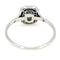 Bague 55 Bague halo en platine, diamants et saphirs 58 Facettes C3A10E2FADA749AA9DACD16984E79745