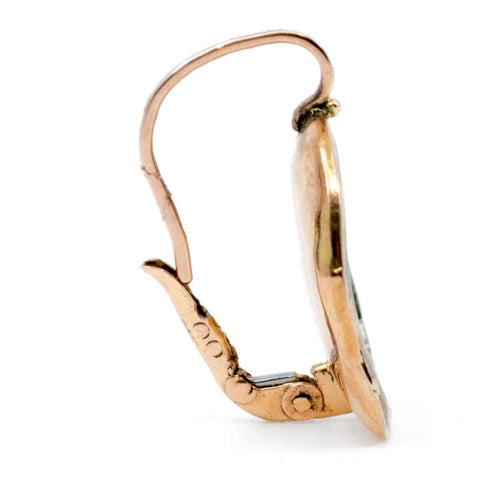 Boucles d'oreilles Boucles d’oreilles en argent et or 14k à décor repoussé 58 Facettes 7F8C48227F27456D89B8D37D87A8B0B9