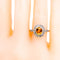 Bague 54 Bague Art déco en platine, saphir jaune et diamants taille simple 58 Facettes 00CFFD7AC3F8433FB997B9C97C256244