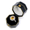 Bague 54 Bague Art déco en platine, saphir jaune et diamants taille simple 58 Facettes 00CFFD7AC3F8433FB997B9C97C256244