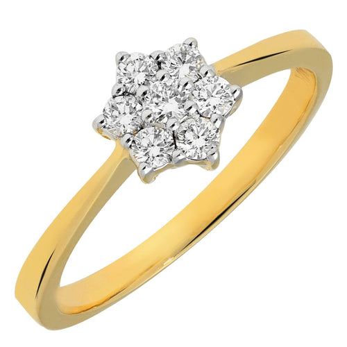 Bague 55 Bague en or jaune 14k ornée de diamants 58 Facettes 70BD455F8FF24C0FA8CDD45EA908FD91