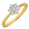Bague 55 Bague en or jaune 14k ornée de diamants 58 Facettes 70BD455F8FF24C0FA8CDD45EA908FD91