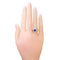 Bague 55 Bague en platine, saphir et diamants taille brillant 58 Facettes 5EAD199AE35F47E0A93A439422925D8A