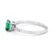 Bague 57 Bague en or blanc 18k, émeraude et diamants 58 Facettes 0CAAC7BCFFD24D0B8E9D18B08EF21411