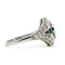 Bague 52 Bague Art déco en platine, diamants et saphirs 58 Facettes 4DC6CBC97F1B4D538C244260B6B76D38