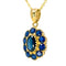 Pendentif Pendentif à motif de grappe en saphirs, or jaune 14k 58 Facettes 76834240139046A39DFA4AE815937A74