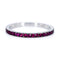 Bague 52.5 Bague demi-éternité en rubis et or 18k 58 Facettes 82F25892716C4648A75697B1B08DC126