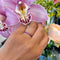 Bague 52.5 Bague demi-éternité en rubis et or 18k 58 Facettes 82F25892716C4648A75697B1B08DC126