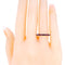 Bague 52.5 Bague demi-éternité en rubis et or 18k 58 Facettes 82F25892716C4648A75697B1B08DC126