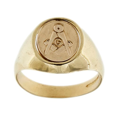 Bague bague de chevalier de la franc-maçonnerie 58 Facettes 38832
