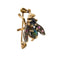 Broche Broche mouche ornée de saphirs et de rubis 58 Facettes 32238