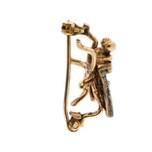 Broche Broche mouche ornée de saphirs et de rubis 58 Facettes 32238