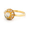 Bague 55 Bague cluster victorienne en or jaune 14k et diamants 58 Facettes E4117372F6B0406A91C1F1747CCBACDB