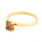 Bague 57 Bague solitaire en or jaune 14k avec diamant naturel orange Fancy 58 Facettes D4FB379FDAB04945A8F4883D05801803