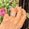 Bague 56 Bague halo en platine et diamants 58 Facettes 50C9739F724847B9BFF09C8DC73F53E7