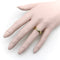 Bague 55 Bague de fiançailles en or 18K et diamant taille ancienne 0,90 ct 58 Facettes