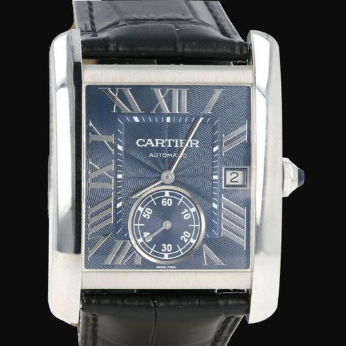Montre Cartier - Montre Tank MC en acier 58 Facettes MT46232