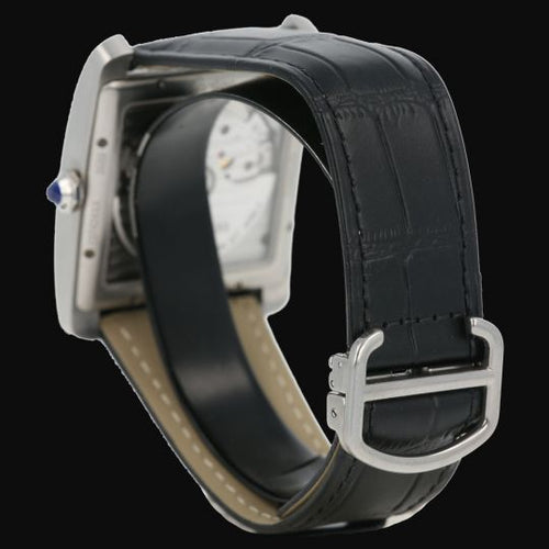 Montre Cartier - Montre Tank MC en acier 58 Facettes MT46232