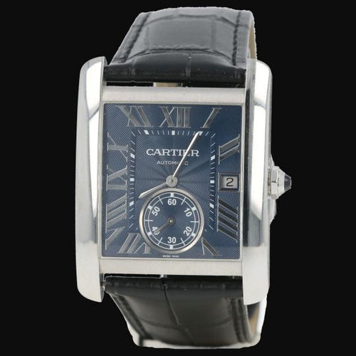 Montre Cartier - Montre Tank MC en acier 58 Facettes MT46232