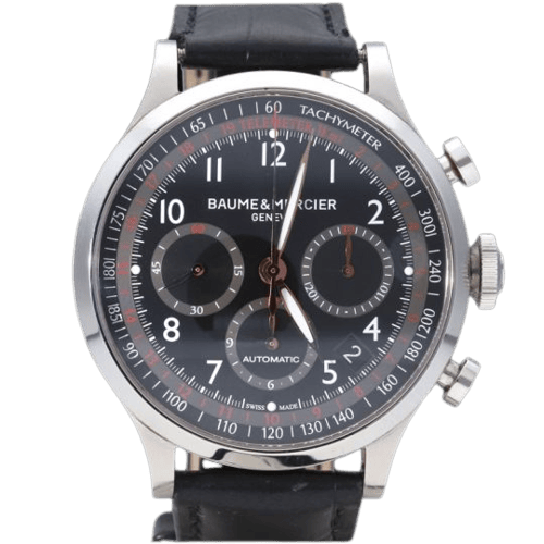 Montre Baume & Mercier Capeland Chronograph - Montre en acier 58 Facettes MT46073
