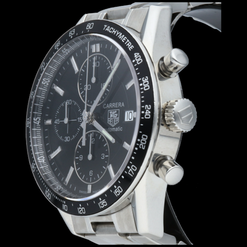 Montre TAG Heuer Carrera - Montre Chronographe Calibre 16 en acier 58 Facettes MT46528