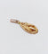 Pendentif Pendentif victorien en or rose 18k, fleur finement ciselée 58 Facettes A07111