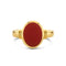 Bague 55 Bague chevalière en or 14k avec cornaline 58 Facettes F22ECC4D20034308B5E65E4D854A6EFF