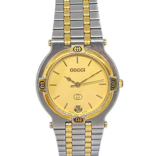 Montre Gucci 9000L - Montre quartz en acier inoxydable et métal plaqué 58 Facettes z2qi6o77l0