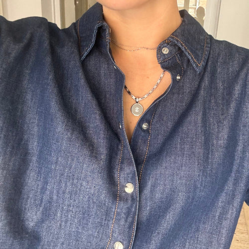 Collier Cartier - Chaîne et médaillon vintage 58 Facettes
