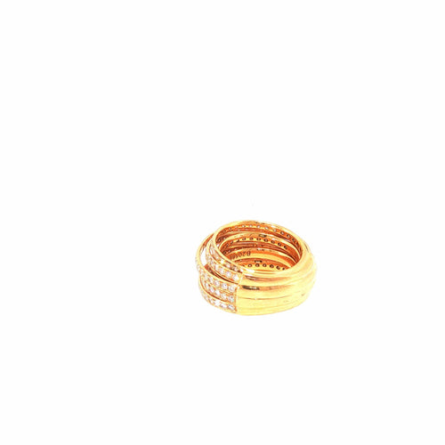 Bague 52 De Grisogono Allegra - Bague en or rose et diamants 58 Facettes 2.19427