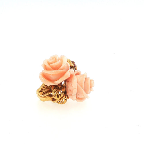 Bague 52 Dior Pré Catelan - Bague en or jaune, corail, saphirs et diamant 58 Facettes 2.17542