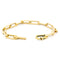 Bracelet Bracelet maille trombone vintage en or 14 carats 58 Facettes 879A377B4EEA49CF8654A8D66BC5DD9A