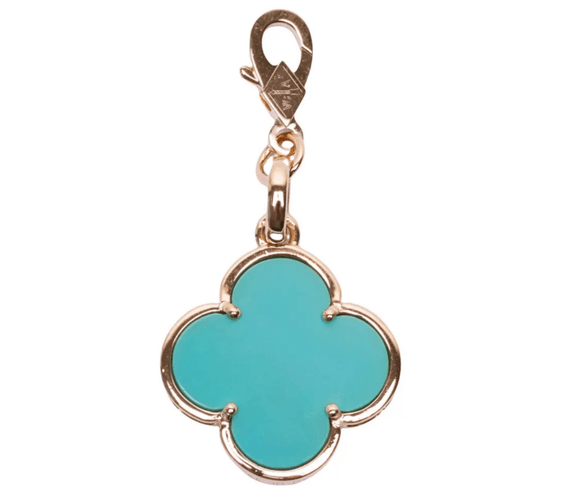 Van Cleef & Arpels Magic Alhambra - Pendentif en or jaune et turquoise 58 Facettes