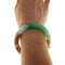 Bracelet Bracelet rigide en or jaune 14 ct et jadéite 58 Facettes G3943